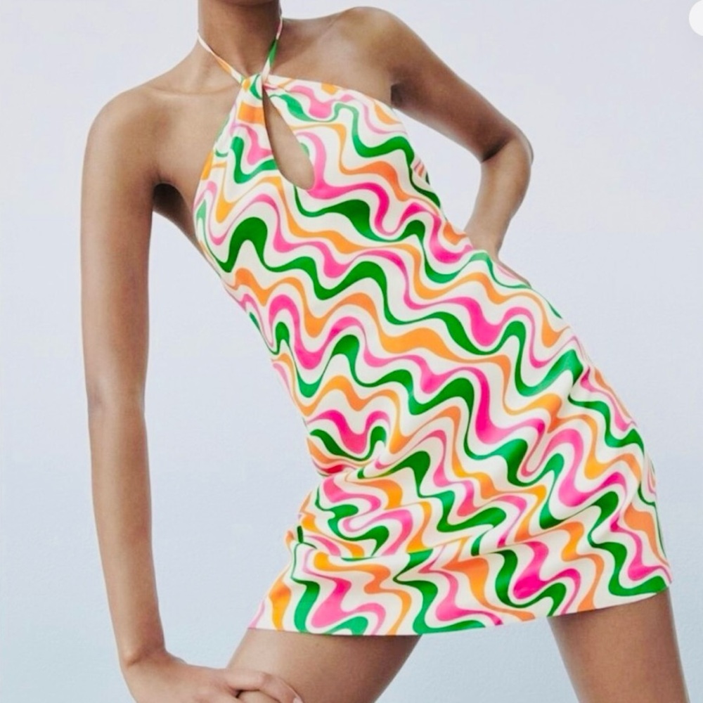 Zara Halter Mini Dress